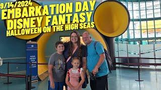 Embarkation Day of the Disney Fantasy Halloween on the High Seas - Disney Cruise Line 9/14/2024