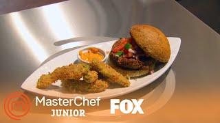 Shayne's Vegan Burger And Avocado Fries Blow The Judges Away | Season 5 Ep. 4 | MASTERCHEF JUNIOR