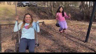 A Fun afternoon at the park with Mimi and Lily!