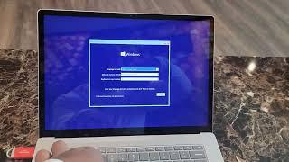 how to boot to USB with Surface Pro Laptop