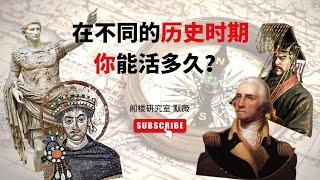 在不同的歷史時期，你能活多久？ ｜閣樓研究室｜默薇