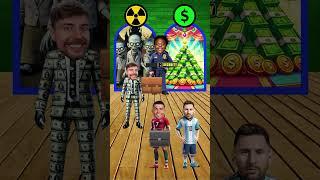 돈 vs 좀비? ‍️Ronaldo  대 Messi  대 MrBeast  대 IShowSpeed 