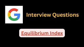 Equilibrium Index