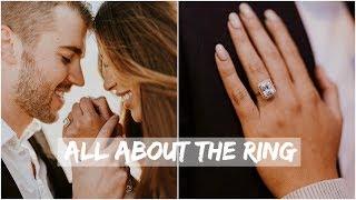 ALL ABOUT MY RING! Moissanite Engagement Ring | Wedding Ring Details