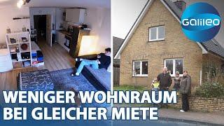 1-Zimmer Wohnung in München oder Einfamilienhaus in Ostrohe: Gleiches Geld, weniger Wohnraum