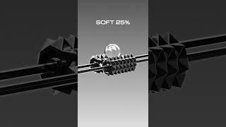 0% vs 100% Ball 3D Soft Body Simulation