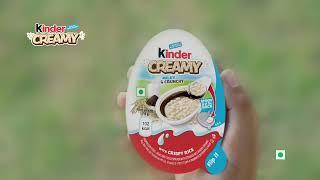 KINDER CREAMY | Exciting New Mini Snack for your Kids - 25sec English