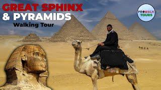 Explore Egypt's Giza Plateau: Pyramids & Sphinx Walking Tour | 4K60fps