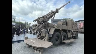 Nexter Caesar 6x6 8x8 Military Vehicles @ Eurosatory Paris 2024 - KNDS Nexter Self-Propelled Gun