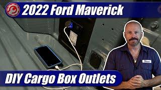 2022-2024 Ford Maverick: DIY Cargo Box Power Outlets