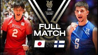  JPN vs  FIN - Paris 2024 Olympic Qualification Tournament | Full Match - Volleyball