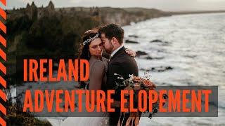 Breathtaking winter elopement at Dunseverick Castle in Northern Ireland | Elopement Video (Trailer)