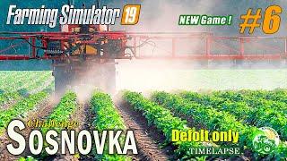 Fs19, FS-19, Farming Simulator, #6-Сосновка.Начало.Сhallenge. Timelapse.Прохождение+руль.КАК НАЧАТЬ?