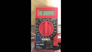 Using a Digital Multimeter to check a switch or fuses