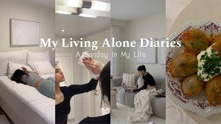 My Living Alone Diaries | A Sunday in my life, deep cleaning, organising, cooking...🫧