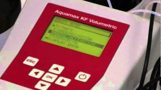 Aquamax KF Volumetric Karl Fischer Titrator