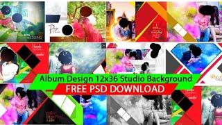 Free Download Latest Wedding Album Design 12x36 Psd 2021