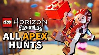 LEGO HORIZON ADVENTURES All Apex Boss Hunts & Red Bricks (4K 60FPS PS5 PRO)