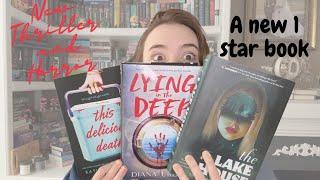 Reading brand new mystery/thriller/horror books  Escape the readathon and getting a 1 star read