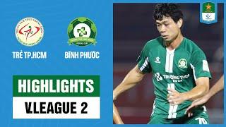 Highlights: Trẻ TP HCM - Bình Phước | Không thể ngăn cản, thắng lợi liên tiếp