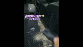 Nasty  car . Omg . Detailing #cleaning #automobile #wddetailing #interiorcarcleaning