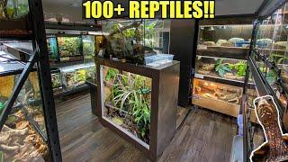 RARE REPTILES + AMPHIBIANS EVERYWHERE!! Reptile Room Tour December 2022!!