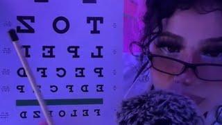 ASMR | Eye Exam RP‍️ Water Show Tingly Assortment(Glue, Mic Rubbing, Foam)