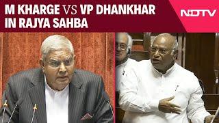 Mallikarjun Kharge Speech In Parliament | Heated Exchange Between Jagdeep Dhankhar & M Kharge