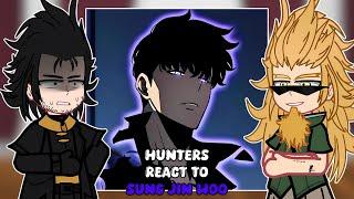 Hunters react to Sung Jin Woo | Solo Leveling | GACHA REACT