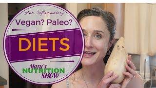 Diets SPECIAL: Paleo, Vegan, & Anti-Inflammatory - Mary's Nutrition Show LIVE (7/25/17)