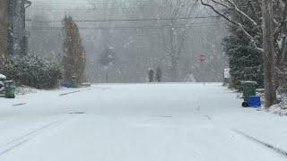 Snow blankets Ottawa for the first time this season