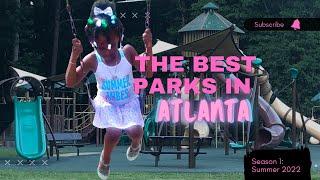 Auriyah explores fun playgrounds and parks around Atlanta for the summer 2022!