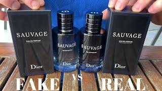 Fake vs Real Dior Sauvage Eau De Parfum 100 ML