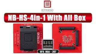 How TO Connect UFS IC VIA NB-HS-4in1 Socket With All Box