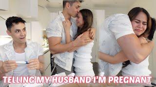 TELLING MY HUSBAND I’M PREGNANT ON HIS BIRTHDAY  PCOS FIGHTER! FRANCO AND JOANNA