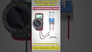 Quick Ways to Test Earth Leakage #electrical #howto #troubleshooting