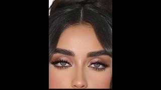 مكياج فخم عقد القران الملكة والخطوبة باللون الوردي مع اللون اللحمي الغامق بنتيجة مميزة وجميلة