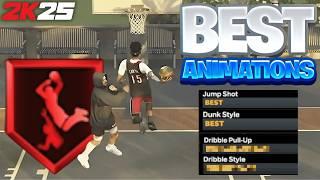 BEST NBA 2K25 ANIMATIONS for EVERY BUILD (JUMPSHOTS, LAY + DUNK PACKAGES, DRIBBLE MOVES) Season 3