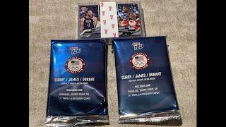 2024 TOPPS NOW #26 OLYMPICS LEBRON JAMES STEPH CURRY DURANT TEAM USA Variation #26SSP FOIL PACK 1/1