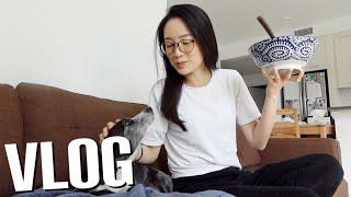 (ENG) Weekend Vlog: first vlog in the new apartment Kimchi Natto with rice, unpacking