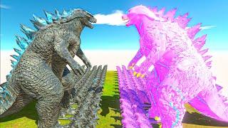 Growing Godzilla 2014 VS Blacklight Godzilla 2014 Size Comparison