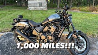 2023 Honda Rebel 1100 DCT 1k Miles Review!