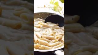 a classic white sauce pasta