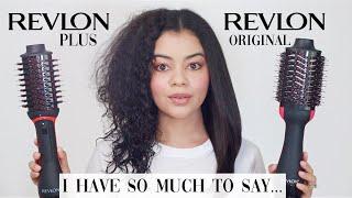 NEW REVLON PLUS VS REVLON ONE STEP DRYER AND VOLUMIZER ON CURLY HAIR - HONEST OPINION