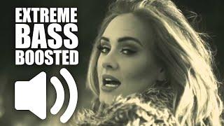 Adele - Hello (BASS BOOSTED EXTREME)