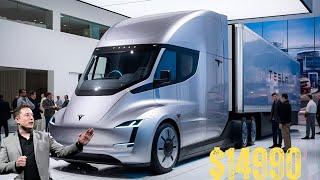 Tesla Semi New Updates!Elon Musk Announces New Feature,Insane Efficiency & Mass production on DEC!