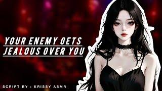 Your Enemy Gets Jealous Over You. [ENEMIES TO LOVERS] [ASMR ROLEPLAY] [JEALOUS SPEAKER]