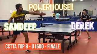Sandeep SINGH [1500+] vs Derek SHEN [1412] - CCTTA Top8 - U1600 - Final - 23 July 2023