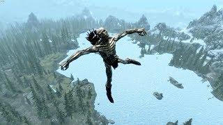Drinking 120 bottles of Skooma and literally spinning across Skyrim