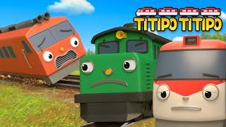 Titipo English Episodes l Diesel! Help and save Titipo! l S2 S1 compilation l Titipo Titipo